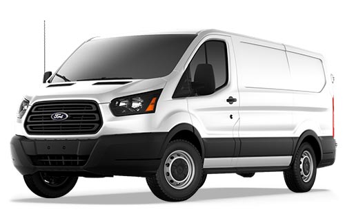 Lineup of vans for lease